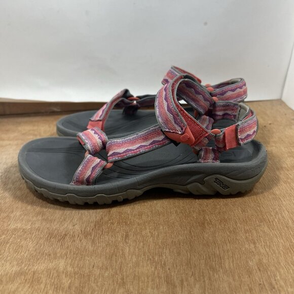 Teva Hurricane Sport Hiking Sandals Women Size 7 Classic S/N 4176 Quick Dry - Picture 3 of 8